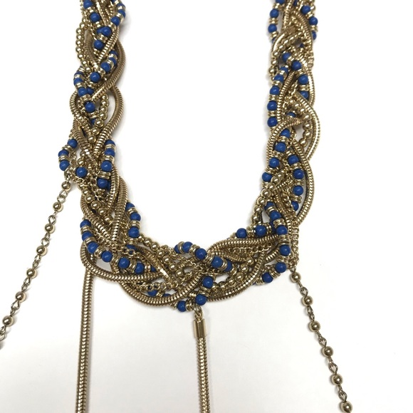 ☀️NWT BCBGeneration Braided Chain Necklace - Picture 2 of 5